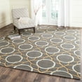 thumbnail image 1 of SAFAVIEH Four Seasons Vinal Floral Polyester Area Rug, Grey/Ivory, 8' x 10', 1 of 6