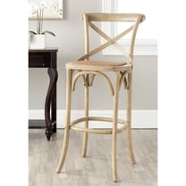HN Home Frazar Modern Farmhouse 29 in. X Back Bar Stool