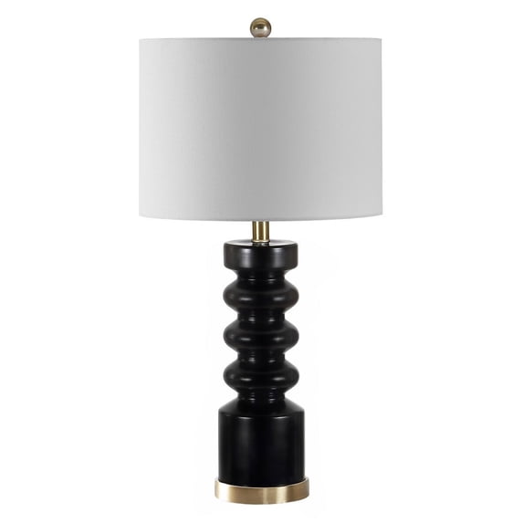 SAFAVIEH Frayen 26 in. Contemporary Industrial Table Lamp, Black