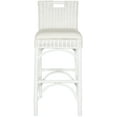 thumbnail image 1 of SAFAVIEH Fremont Square Mid Back Bar Stool, White, 1 of 9