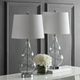 thumbnail image 1 of SAFAVIEH Frena 26.5 in. H Gourd Glass Table Lamp, Clear, 1 of 8