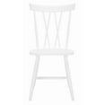 thumbnail image 1 of SAFAVIEH Friar Contemporary Dining Chair, White, Set of 2 (21 in. W x D x 36 in. H), 1 of 7