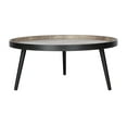 thumbnail image 1 of SAFAVIEH Fritz Modern Round Tray Top Coffee Table, Light Grey/Black, 1 of 8