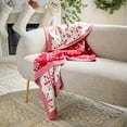 thumbnail image 1 of SAFAVIEH Frost Throw Red, 1 of 6