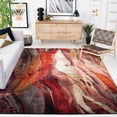 thumbnail image 1 of Safavieh Glacier Aleesha Geometric Area Rug, Red/Multi, 6'7" x 6'7" Square, 1 of 9