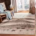 thumbnail image 1 of Safavieh Gabbeh Christopher Striped Area Rug, Cream/Olive, 5'3" x 7'6", 1 of 11