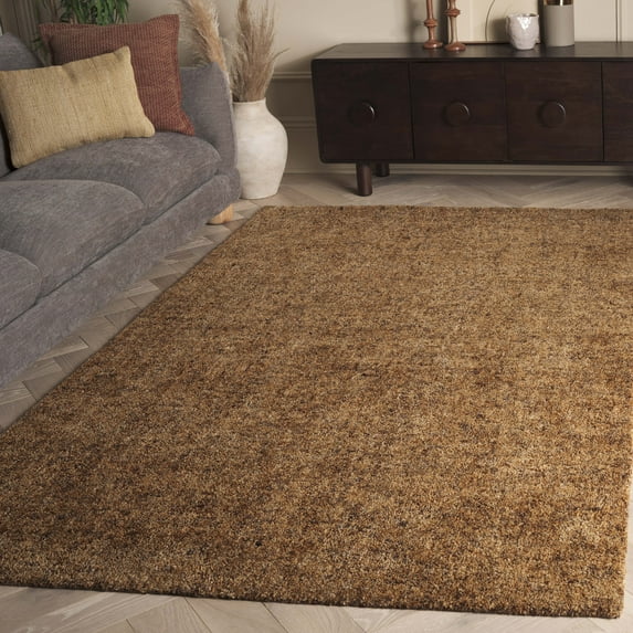 Safavieh Gabbeh Verity Abstract Area Rug, Gold/Brown, 6' x 6' Square