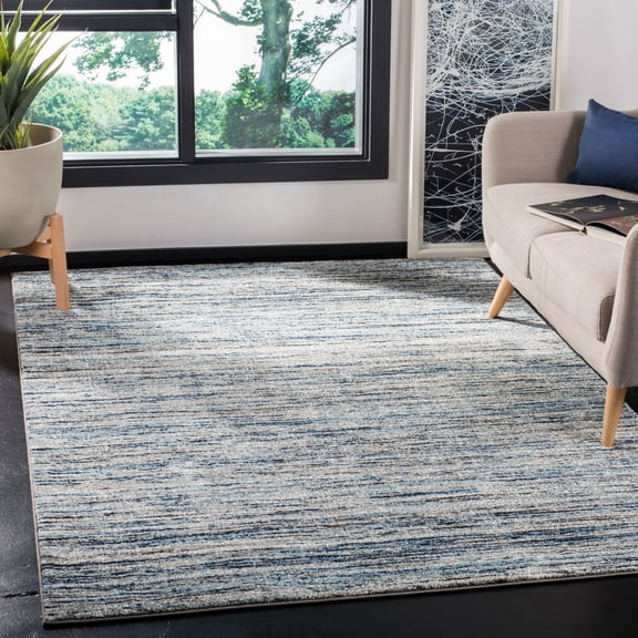 Safavieh Galaxy Candelario Abstract Area Rug, Blue/Gray, 6'7" x 6'7" Square
