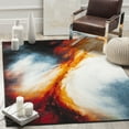 thumbnail image 1 of Safavieh Galaxy Naples Geometric Area Rug, Orange/Multi, 10'6" x 14', 1 of 8