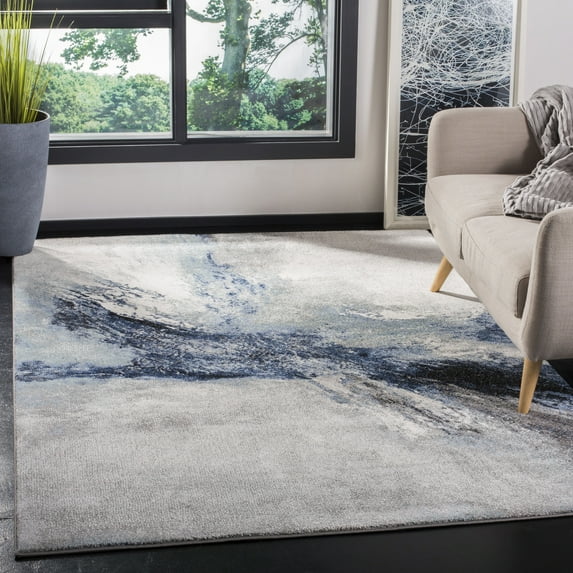 Safavieh Galaxy Rosamund Abstract Area Rug, Blue/Gray, 10' x 10' Square