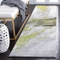 Safavieh Galaxy Rosamund Abstract Runner Rug, Gray/Green, 2'3" x 8'