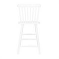 thumbnail image 1 of SAFAVIEH Galena Solid Spindle Back Counter Stool with Footrest, White, 1 of 9