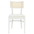 thumbnail image 1 of SAFAVIEH Galway Contemporary Cane Dining Chair, White/Natural, 1 of 12