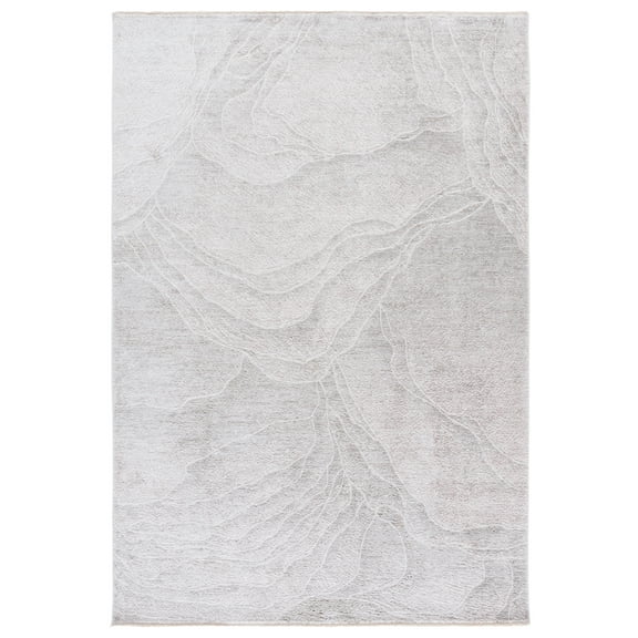 SAFAVIEH Garnet Annabelle Abstract Area Rug, Ivory/Grey, 5'3" x 7'6"