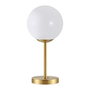 SAFAVIEH Gemini 17 in. Mid-Century Sphere Iron Table Lamp, Gold