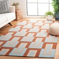thumbnail image 1 of Safavieh Genre Bertha Geometric Area Rug, Light Blue/Rust, 5' x 8', 1 of 10