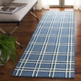 thumbnail image 1 of Safavieh Genre Darien Geometric Runner Rug, Blue/Ivory, 2'3" x 8', 1 of 10