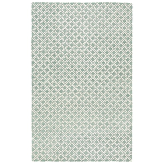 SAFAVIEH Genre Elnora Geometric Area Rug, Green/Ivory, 8' x 10'