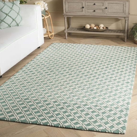 Safavieh Genre Elnora Geometric Area Rug, Green/Ivory, 9' x 12'