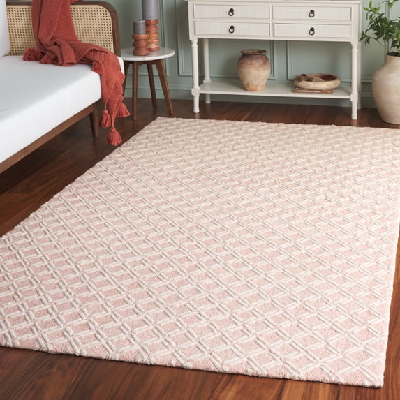 Safavieh Genre Elnora Geometric Area Rug, Pink/Ivory, 4' x 6'