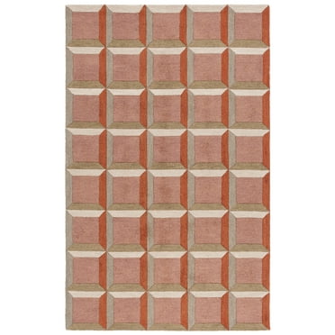 SAFAVIEH Genre Imogene Geometric Area Rug, Pink/Beige, 2' x 3'