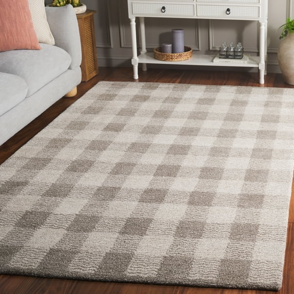 Safavieh Genre Isibeal Plaid Area Rug, Gray/Ivory, 3' x 5'