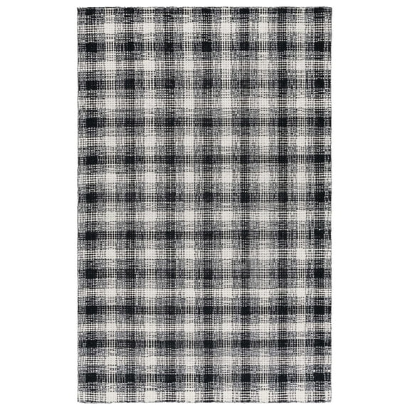 SAFAVIEH Genre Jada Geometric Area Rug, Black/Ivory, 8' x 10'