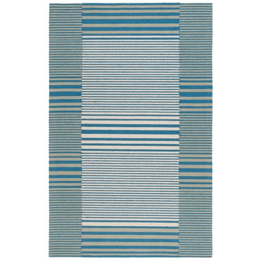 SAFAVIEH Genre Luis Geometric Area Rug, Blue/Ivory, 8' x 10'