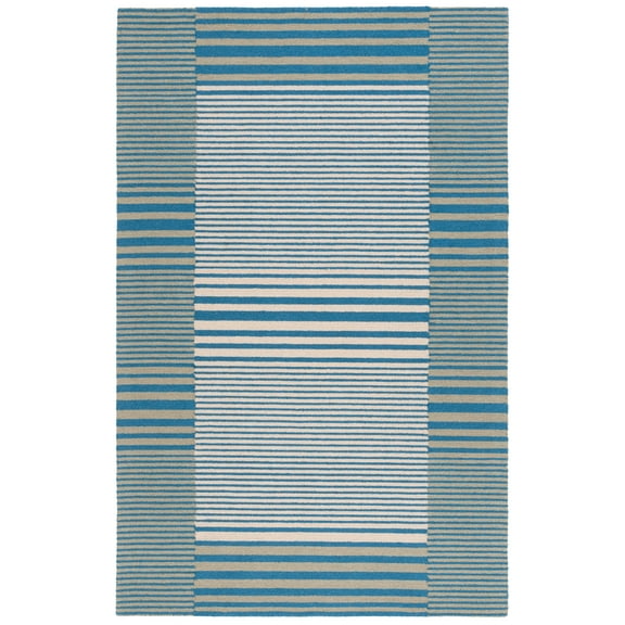 SAFAVIEH Genre Luis Geometric Area Rug, Blue/Ivory, 8' x 10'