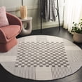 thumbnail image 1 of Safavieh Genre Nanette Geometric Area Rug, Gray/Ivory, 6' x 6' Round, 1 of 10