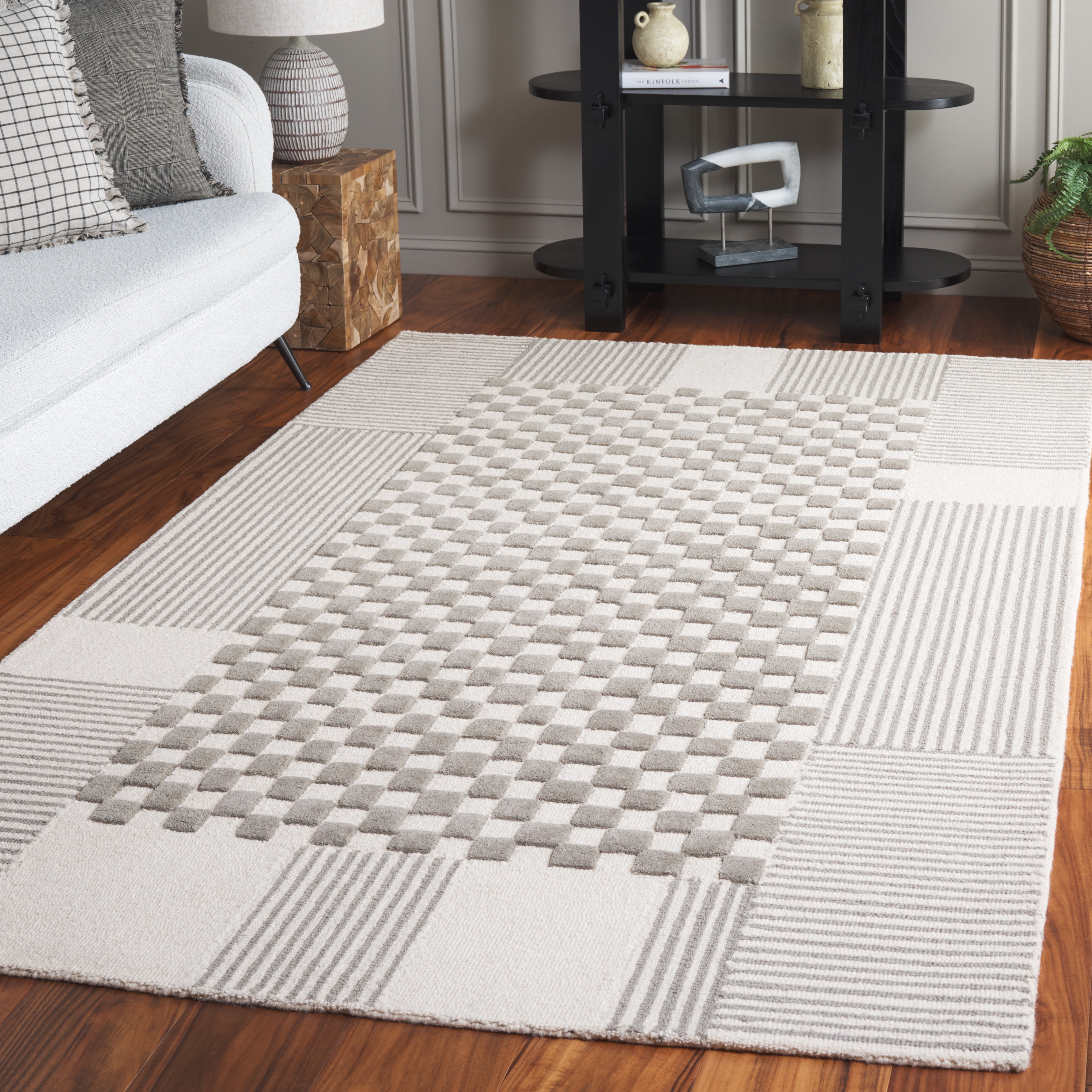 Safavieh Genre Nanette Geometric Area Rug, Gray/Ivory, 8' x 10'