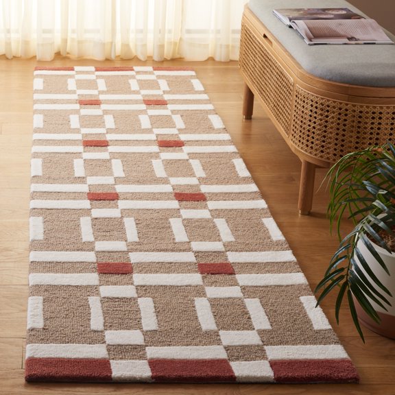 Safavieh Genre Taylan Geometric Runner Rug, Ivory/Beige, 2'3" x 8'
