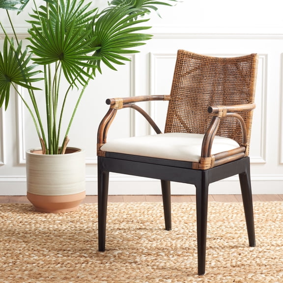 SAFAVIEH Gianni Arm Chair Brown/Black