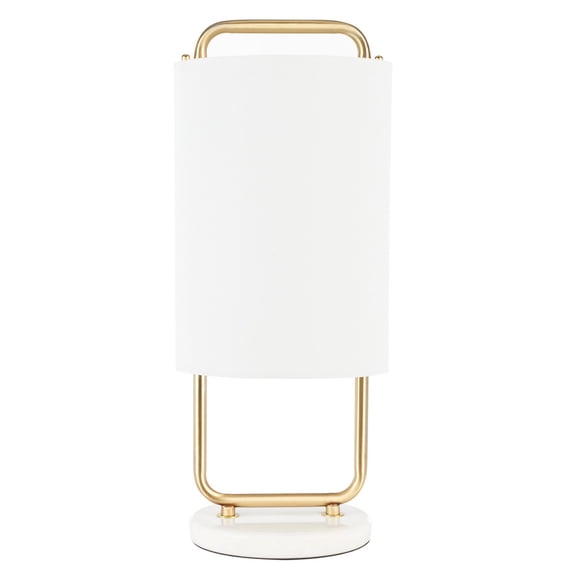 SAFAVIEH Giulia 21 in. Modern Minimalism Table Lamp, Gold