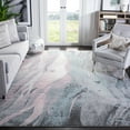 thumbnail image 1 of Safavieh Glacier Aleesha Geometric Area Rug, Pink/Blue, 6'7" x 6'7" Square, 1 of 11