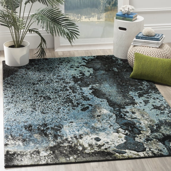 Safavieh Glacier Malanie Geometric Area Rug, Blue/Multi, 5'3" x 7'6"