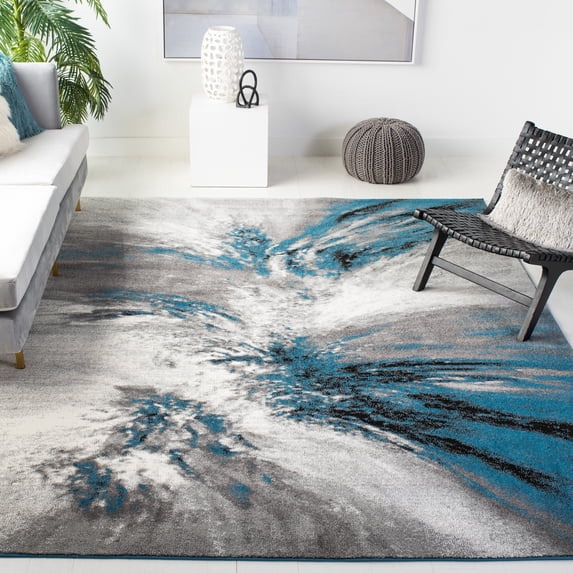 Safavieh Glacier Katelynn Abstract Area Rug, Blue/Gray, 8' x 10'
