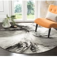 thumbnail image 1 of Safavieh Glacier Katelynn Abstract Area Rug, Gray/Multi, 3' x 3' Round, 1 of 8