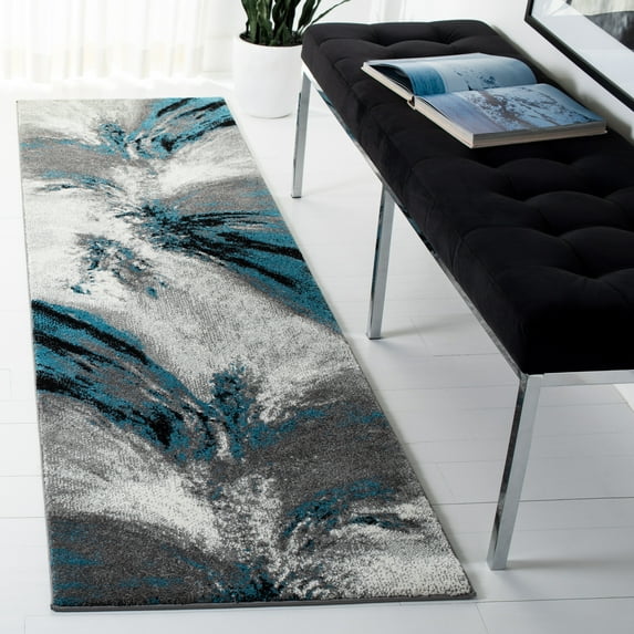 Safavieh Glacier Katelynn Abstract Runner Rug, Blue/Gray, 2'3" x 10'