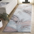 thumbnail image 1 of Safavieh Glacier Katelynn Abstract Runner Rug, Pink/Blue, 2'3" x 6', 1 of 12