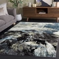 thumbnail image 1 of Safavieh Glacier Landen Abstract Area Rug, Blue/Multi, 3' x 3' Square, 1 of 12