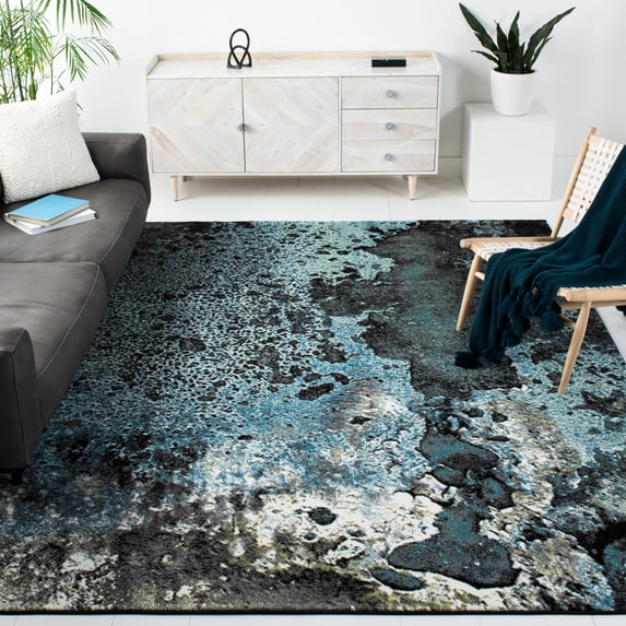 Safavieh Glacier Malanie Geometric Area Rug, Blue/Multi, 7'8" x 7'8" Square