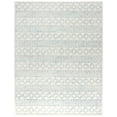 thumbnail image 1 of SAFAVIEH Glamour Alan Geometric Wool Area Rug, Ivory/Blue, 9' x 12', 1 of 4