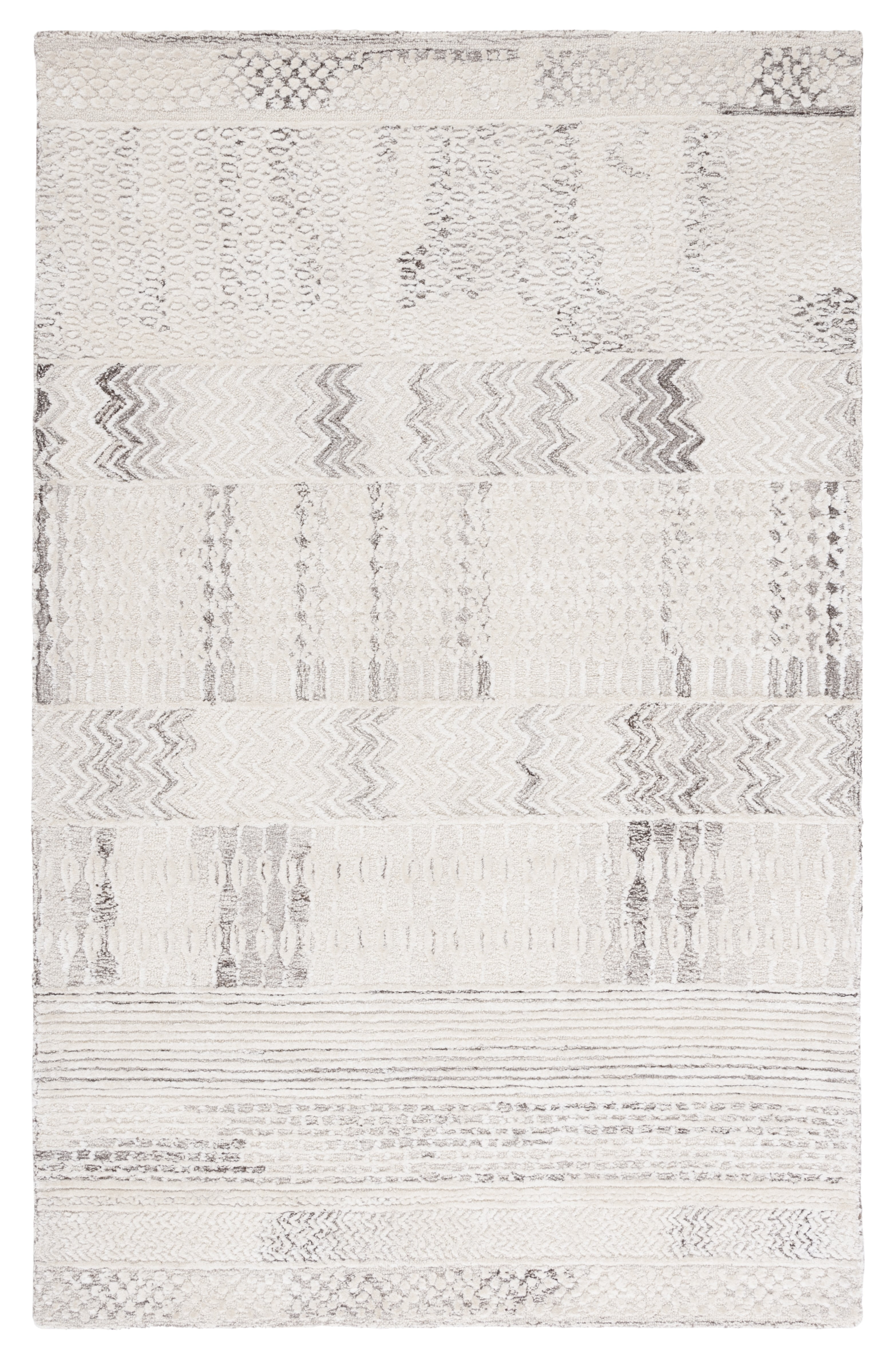 SAFAVIEH Glamour Andreas Geometric Area Rug, Natural/Ivory, 5' x 8'
