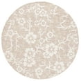 thumbnail image 1 of SAFAVIEH Glamour Braylon Abstract Area Rug, Beige/Ivory, 6' x 6' Round, 1 of 10