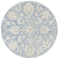 thumbnail image 1 of SAFAVIEH Glamour Catrine Bordered Wool Area Rug, Blue/Beige, 6' x 6' Round, 1 of 11
