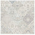 thumbnail image 1 of SAFAVIEH Glamour Charmaine Floral Wool Area Rug, Grey/Blue, 6' x 6' Square, 1 of 7