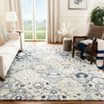 thumbnail image 1 of SAFAVIEH Glamour Charmaine Floral Wool Runner Rug, Beige/Blue, 2'3" x 8', 1 of 9