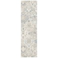 thumbnail image 1 of SAFAVIEH Glamour Charmaine Floral Wool Runner Rug, Grey/Blue, 2'3" x 6', 1 of 7