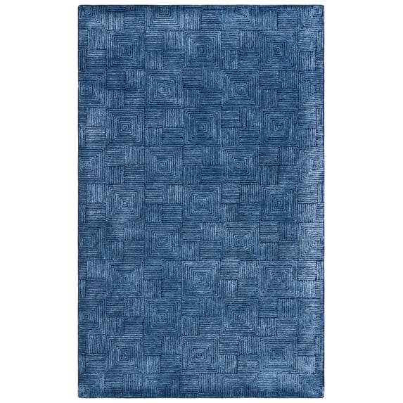 SAFAVIEH Glamour Damhan Geometric Area Rug, Navy, 3' x 5'